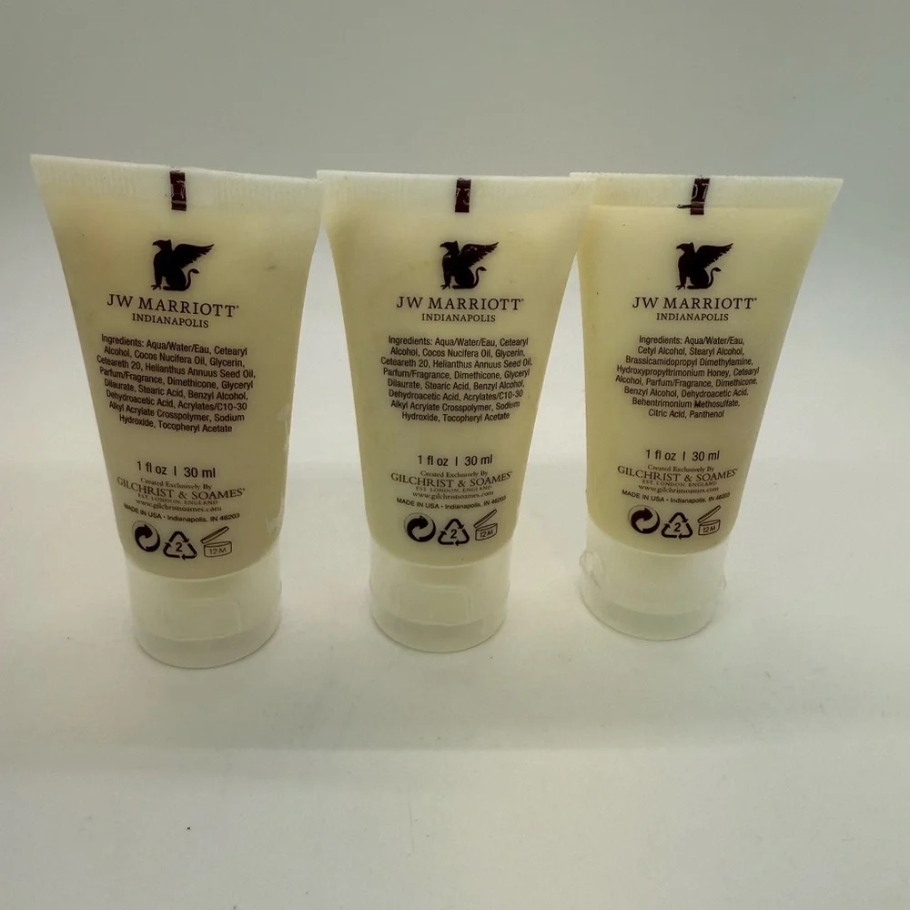 3 PACK Lot Gilchrist & Soames 1- Conditioner AND 2-BODY LOTION 1FLOZ~30ML/EA NEW